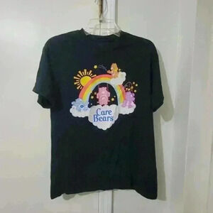 The Care Bears TV Show Cartoon Rainbow Women's T-Shirt 2020 Black Size M